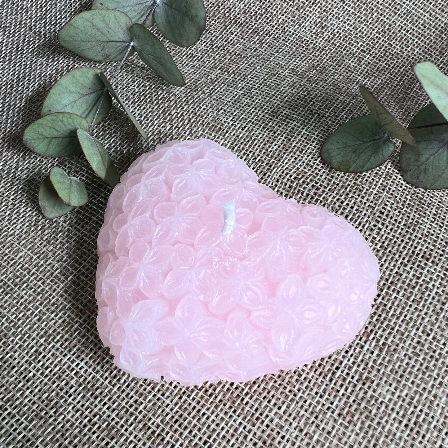 Handgemaakte kaars jasmin orchide in combinatie met bergamot en lavendel