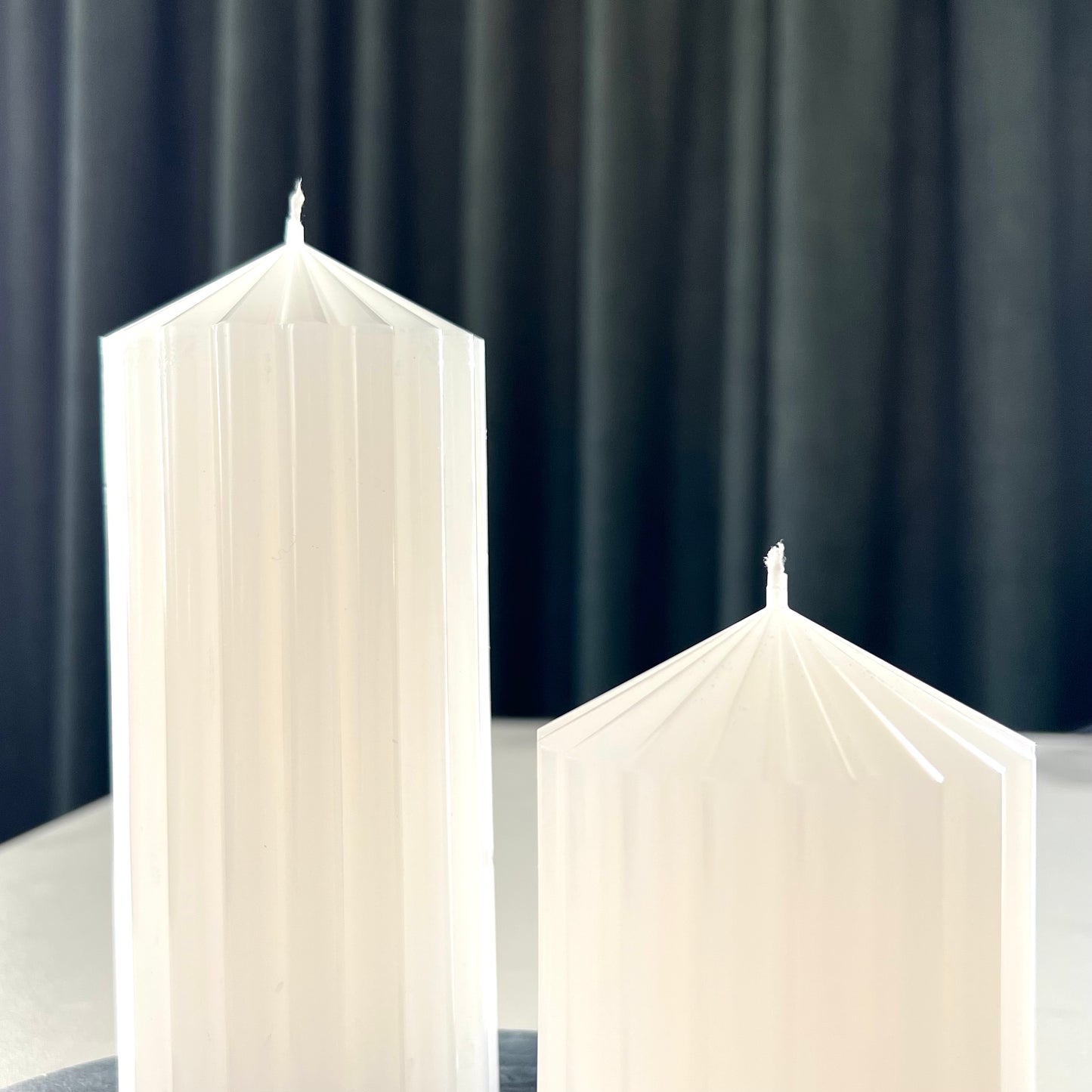 SET ribbelkaarsen XL - 2 stuks