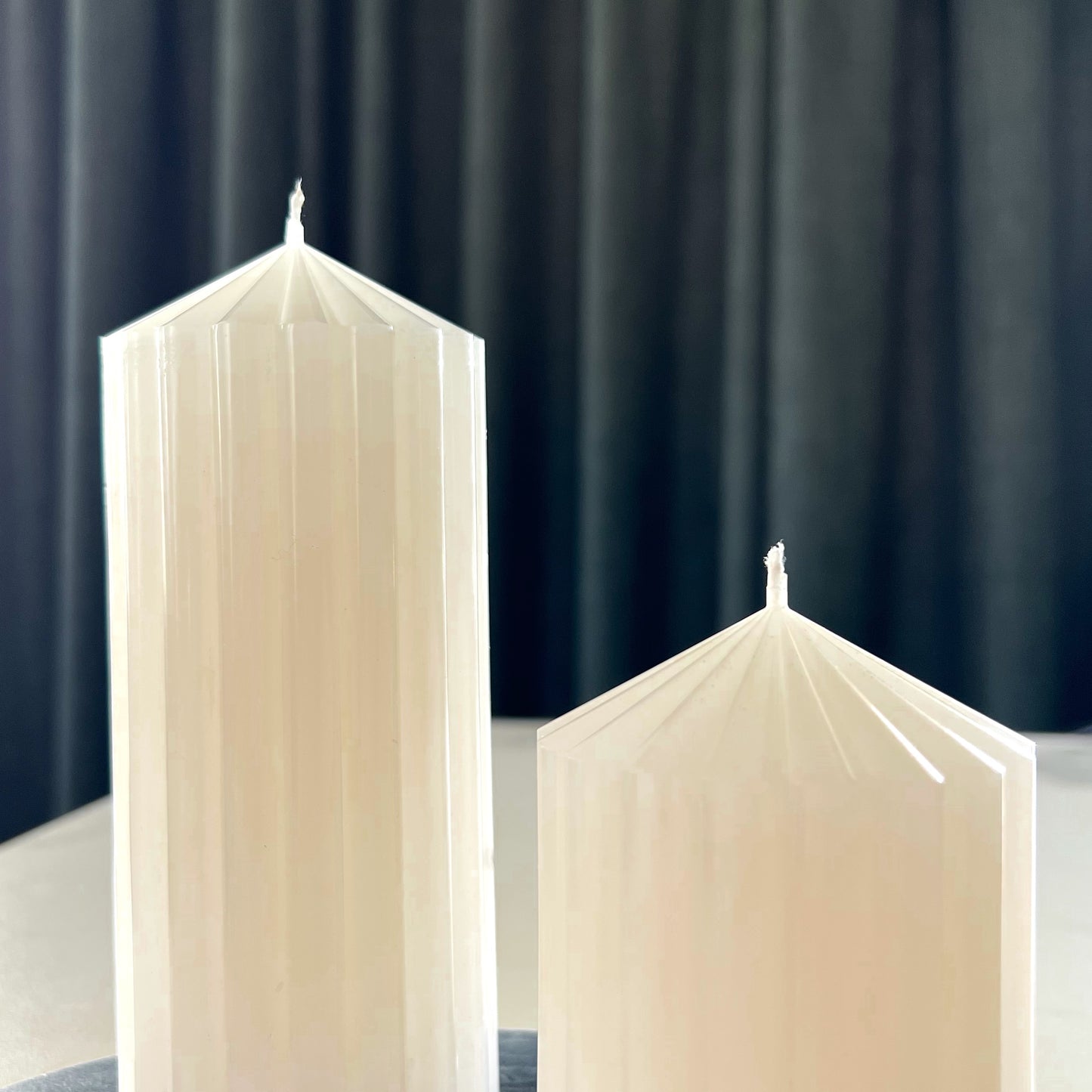 SET ribbelkaarsen XL - 2 stuks