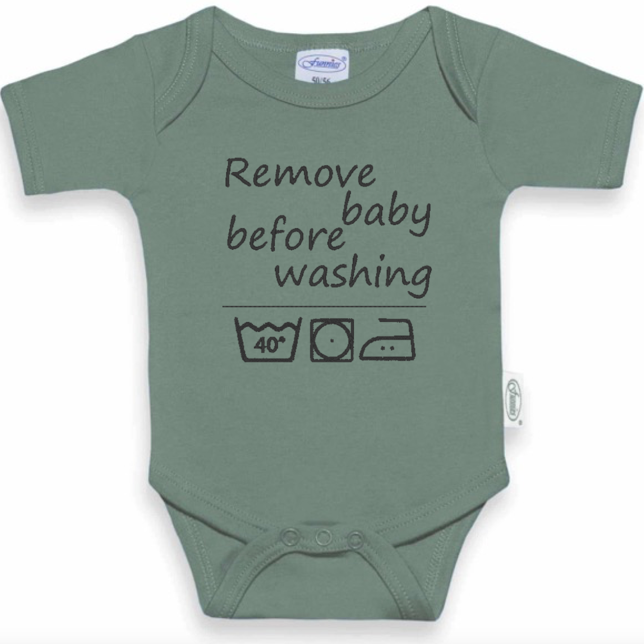 Romper remove baby before washing