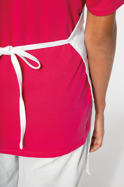 Keukenschort met naam & bijpassende koksmuts - transferdruk